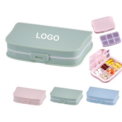 6-cell PP Storage Plastic Small Medicine Boxes