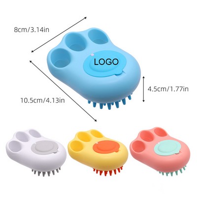 Silicone Pet Bath Massage Brush