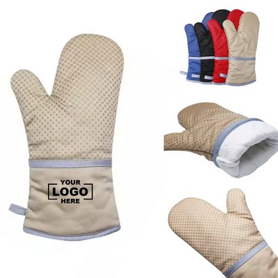 High-temperature Resistant Thickened Silicone Oven Mitts for Kitchen