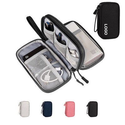 Portable Electronics Accessories Organizer Bag