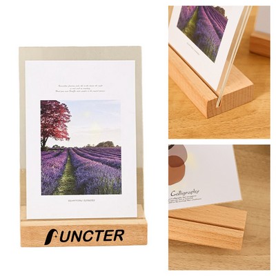 Vertical Acrylic Photo Frame 8"