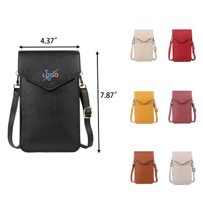 Faux Leather Phone Wallet