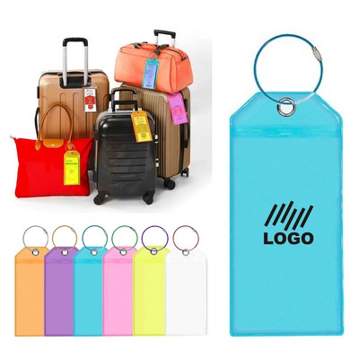 Luggage Tag PVC Card Holder