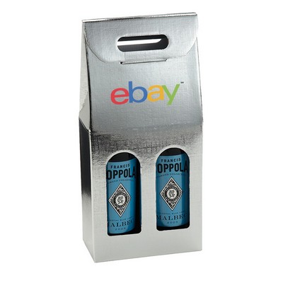 Custom Printed 2-Bottle 750ml Carrier Box