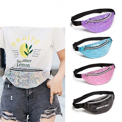 Neon PU Leather Belt Bag