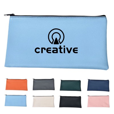 PU Leather Zipper Coin Purse
