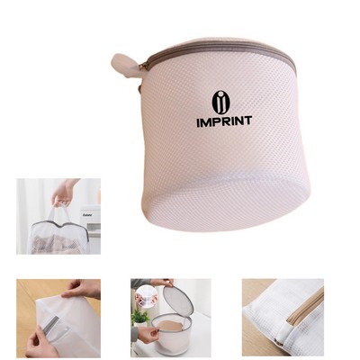 Cylindrical Reusable Laundry Mesh Wash Bag