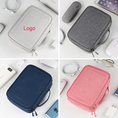 High-Capacity And Versatile Electronic Organizer Bag