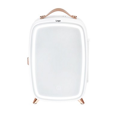 6L Mini Cooler And Warmer W/ Mirror And Led