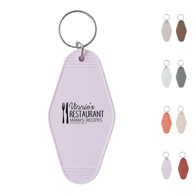 Vintage Roadside Motel Keychain