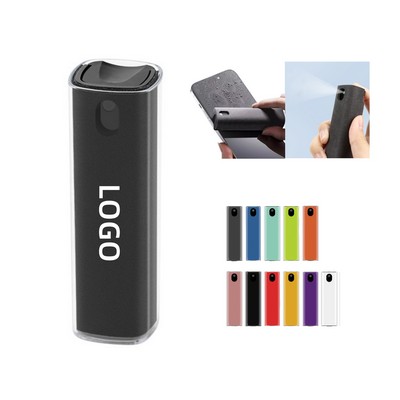 2 in 1 Microfiber Screen Cleaner Spray Bottle Set for Mobile and Computer