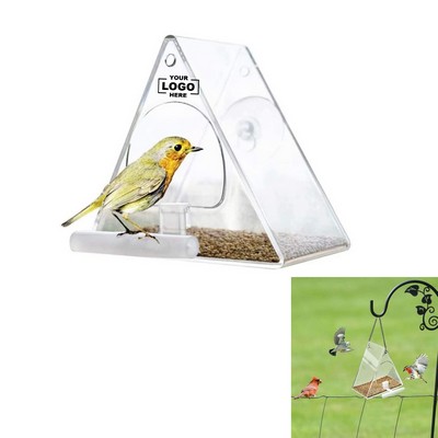 Clear Acrylic Bird Feeder