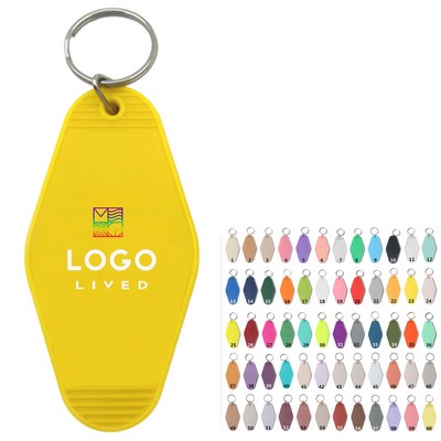 Plastic Hotel Keychain Motel Key Tag