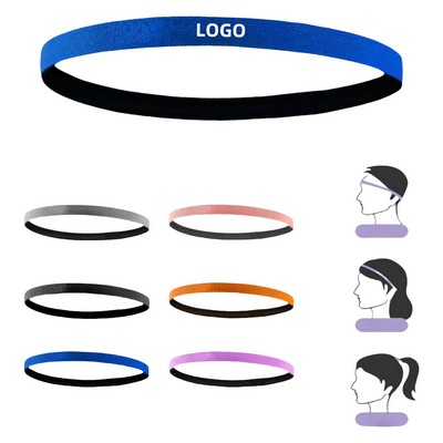 Thin Non-Slip Elastic Sport Headbands