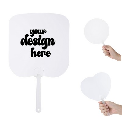 PET Plastic Fan Advertising Fan