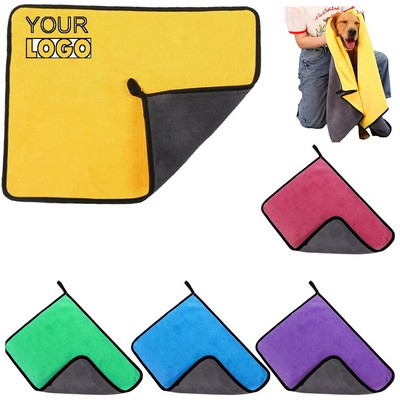 Reversible Microfiber Cleaning Towels for Home