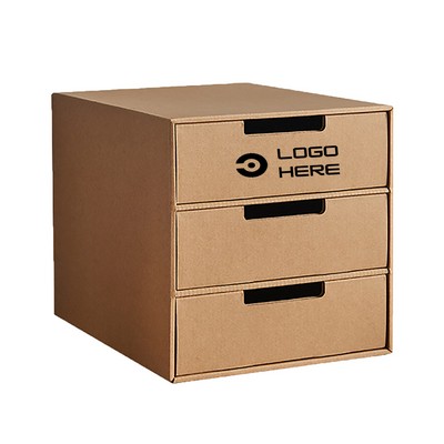 Brown Kraft Paper Storage Box