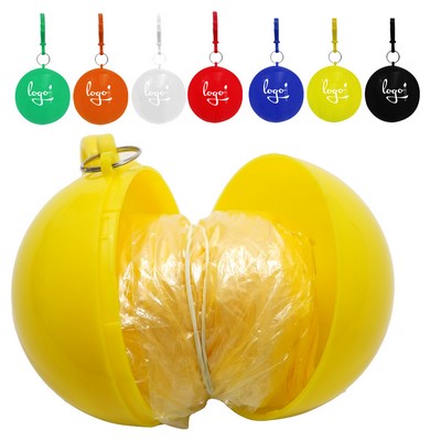 Disposable Portable Emergency Raincoat Ball