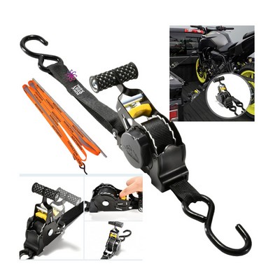 Auto-Retract Heavy Duty Ratchet Straps