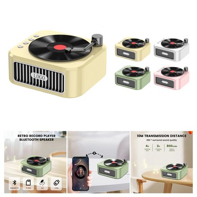 Retro Vinyl Wireless Speaker