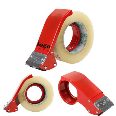 Durable Metal Packing Tape Dispenser Gun With Safety Edge