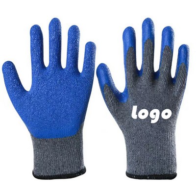Rubber Latex Double Coated Work Gloves Palm Dipped Gloves