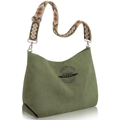 Corduroy Crossbody Bag