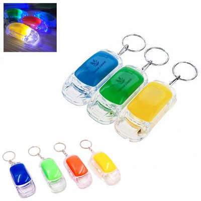 Car Shaped LED Flashlight Keychain
