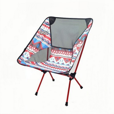 Ultralight Foldable Aluminum Fishing Chair for Camping and Beach Use