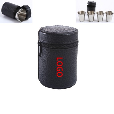 Stainless Steel Shot Glass Set