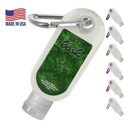 1.9 oz. Sunscreen in Clear Bottle with Carabiner