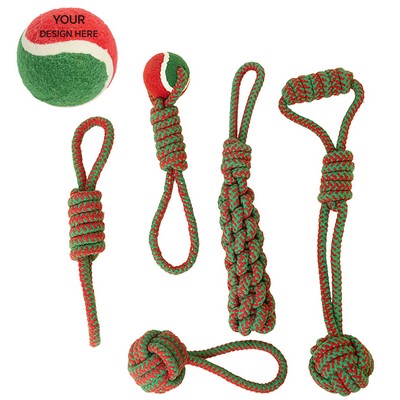 Dog Rope Knot Chew Toy Set