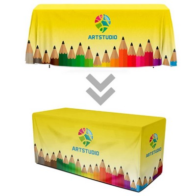 Convertible 6' to 4' Tablecloth with Velcro