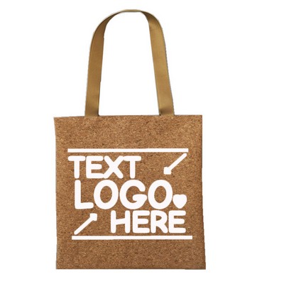 Handmade Cork Setter Tote Bag