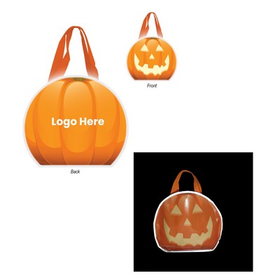 Reflective Halloween Pumpkin Tote Bag