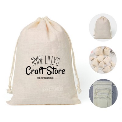 Drawstring Muslin Bag