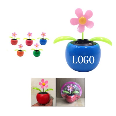 Solar Sunflower Dashboard Ornament