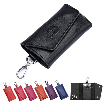 Leather Car Key Holder Bag