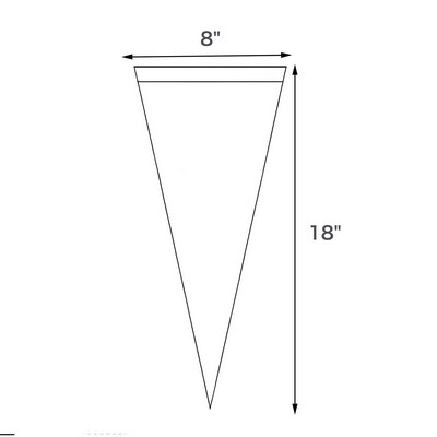8" x 18" Felt Fabric Bunting