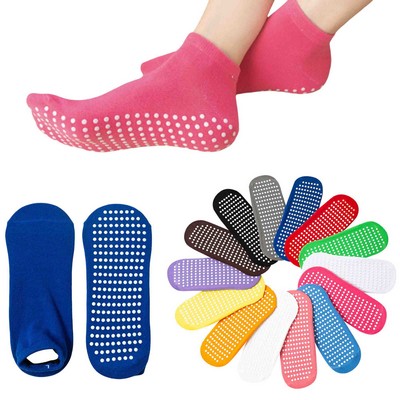 Adult Cotton Trampoline Non-slip Socks MOQ 20 Pairs