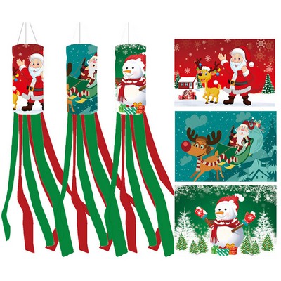 Christmas Windsock Flag
