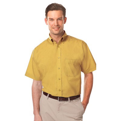 Blue Generation - Men's 1-Pocket Short Sleeve Value Poplin Shirt