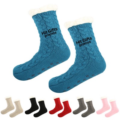 Non-skid Fuzzy Slipper Socks