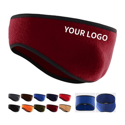 Fleece Headband Nine Point Five Inches Length Five Inches Width