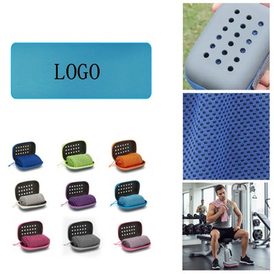 Cased Sports Cooling Towel