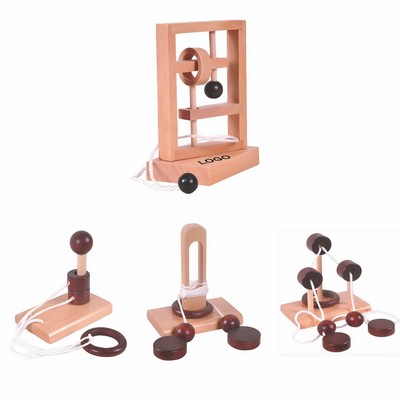 Wooden Rope Puzzle