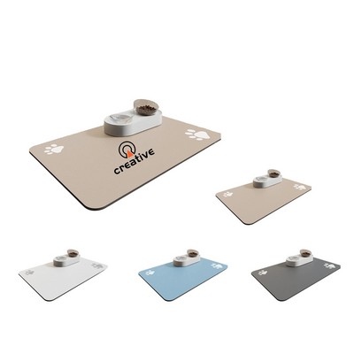 PawPrint Pet Feeding Mat