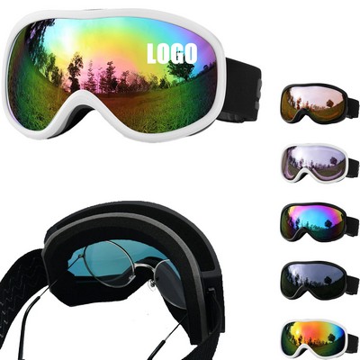 Anti-fog Myopia-Frame Compatible Ski Goggles
