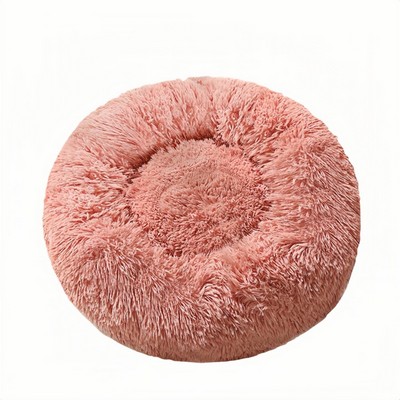 Wholesale Plush Winter Pet Bed for Dogs and Cats with Fleece Lining