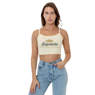 Baby Rib Spaghetti Crop Tank